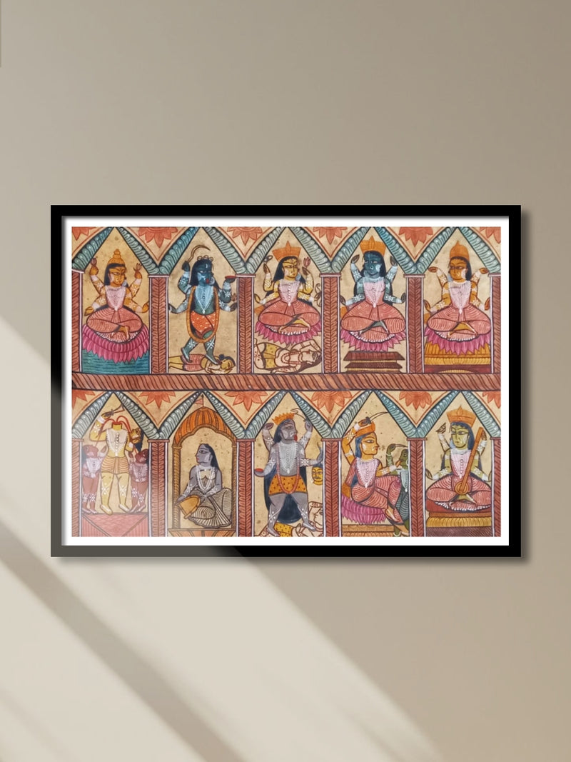 Shop Forms of Devi Parvati  in Kalamkari by Harinath N