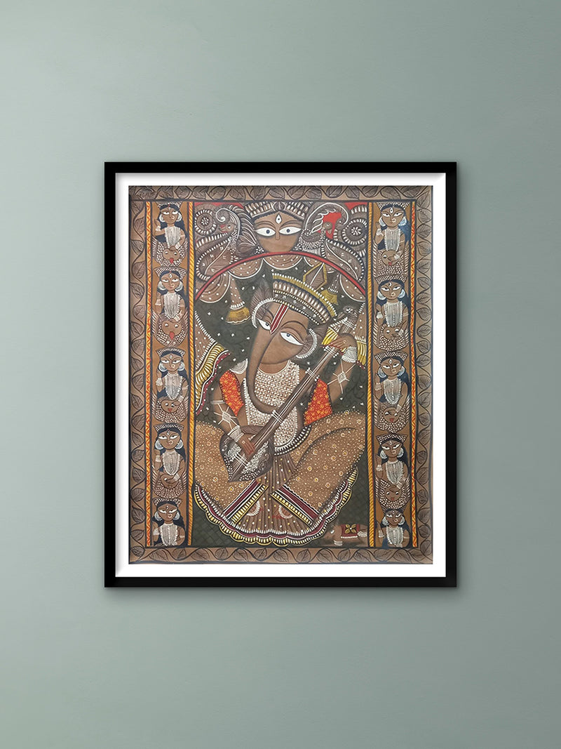 Buy Goddess Durga and Lord Ganesha in Kalighat by Sonali Chitrakar