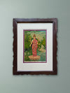Buy Goddess Lakshmi in Nature's Abundance in Oleograph by Raja Ravi Varma