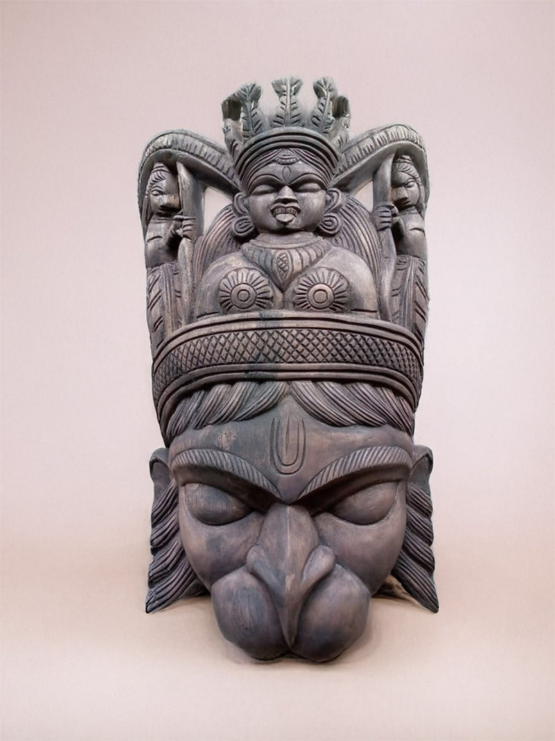 Buy Hanuman (bhadra kali) mask in Wooden mask Paramesh Sarkar