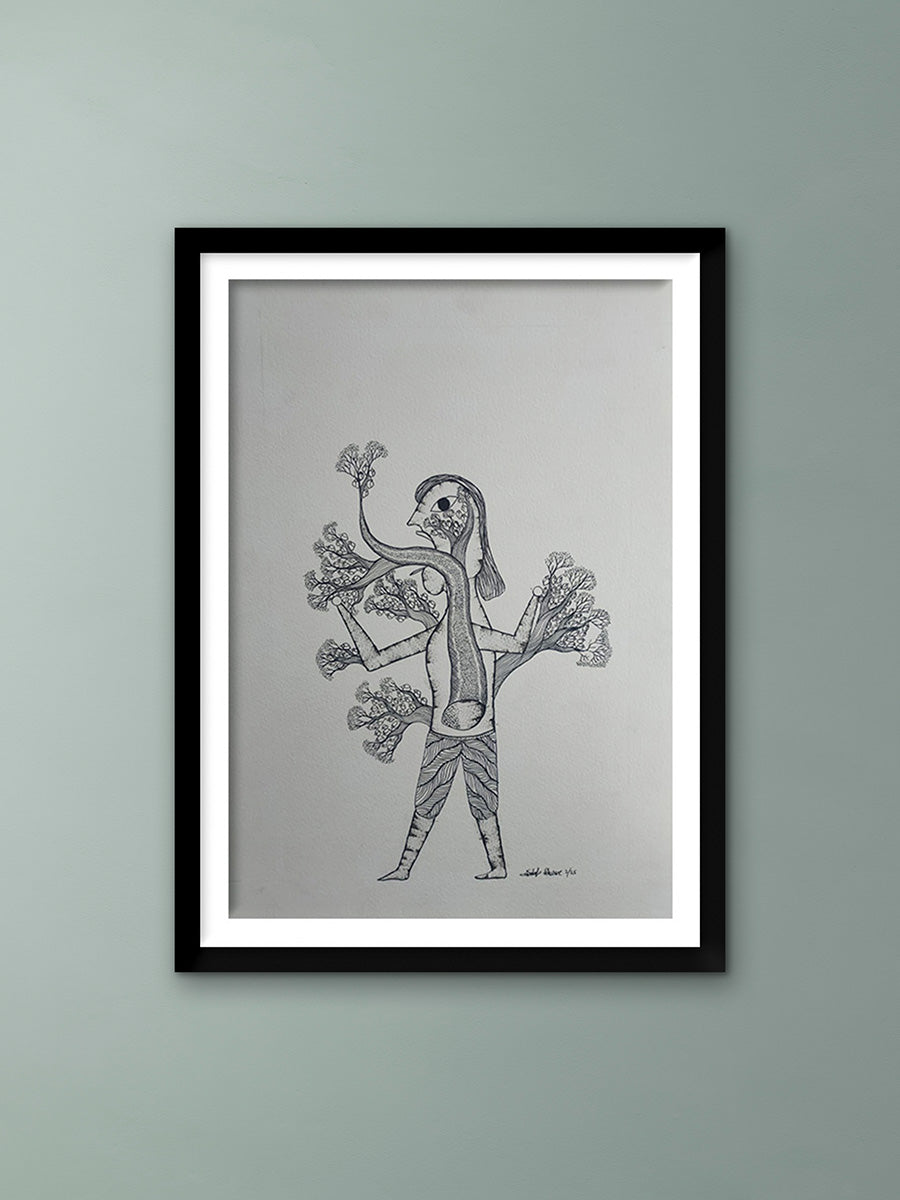 Buy Human and nature connection in Gond by Sandeep dhurve