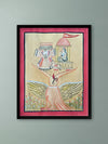 Buy Jatayu confronting Ravana In Kalighat by Manoranjan Chitrakar