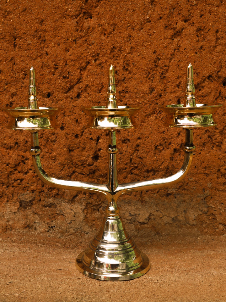 Kavara vilakku (lamp)  In brass work by Dinesh A Thumbnail
