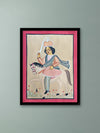 Purchase King Riding a Horse In Kalighat by Manoranjan Chitrakar