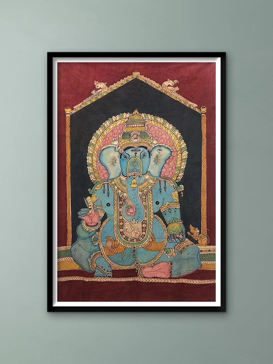 Buy Lord Ganesha in Kalamkari by Kanukurthi Guna Sekhar Sai