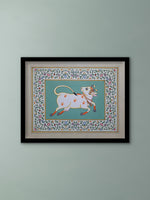 Purchase Majestic Cow in Pichwai by Shehzaad Ali Sherani