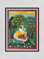 Buy Megh Raag ki Ragini- Deshkari , Kishangarh Art by Shehzaad Ali Sherani