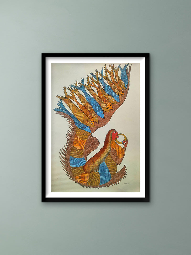 Buy Mermaid In Gond by Sukhiram Maravi