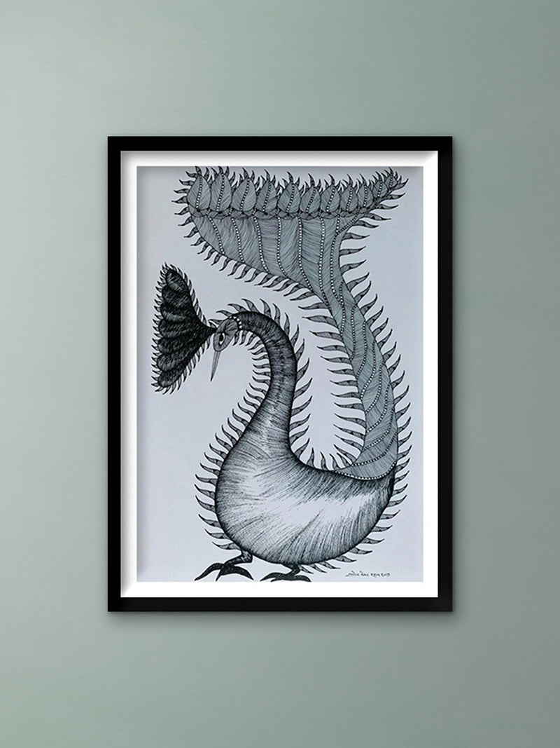 Buy Nachta Mor – Gond Art by Saroj Venkat Shyam