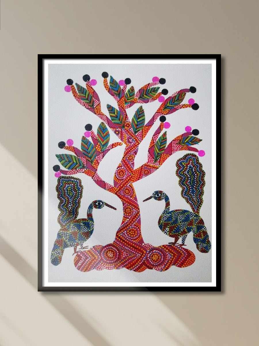 Shop Peacocks and Tree in Bhil by Shersingh Bhabor