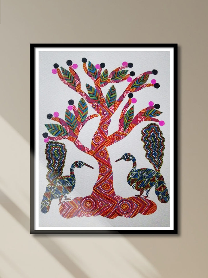 Shop Peacocks and Tree in Bhil by Shersingh Bhabor