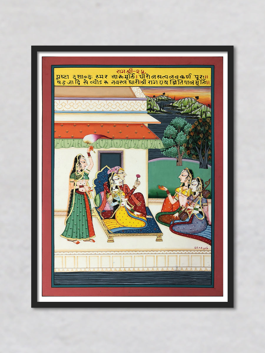 Buy Raag Shri, Kishangarh Art by Shehzaad Ali Sherani