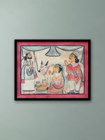 Buy Satya Pir and Sindhu Raja In Kalighat by Manoranjan Chitrakar