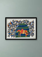 Buy Shiv and Nandi – Gond Art by Saroj Venkat Shyam