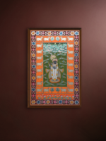 Buy Shrinathji With Flute in Pichwai by Shehzaad Ali Sherani