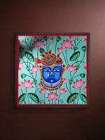 Buy Shrinathji and Lotus In Pichwai by Shehzaad Ali Sherani