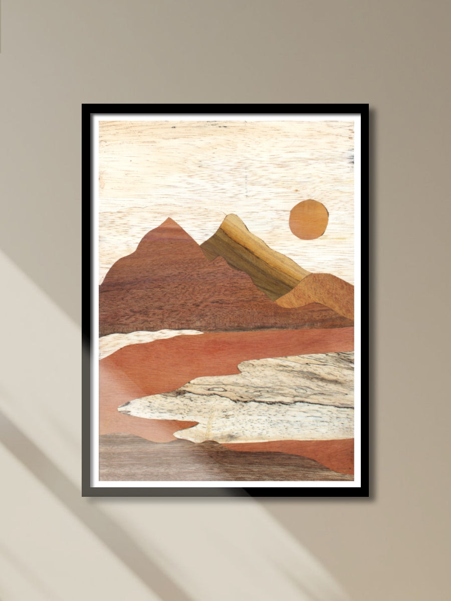 Shop Sun and mountains in Mysore Wood Inlay by Mohan Kumar