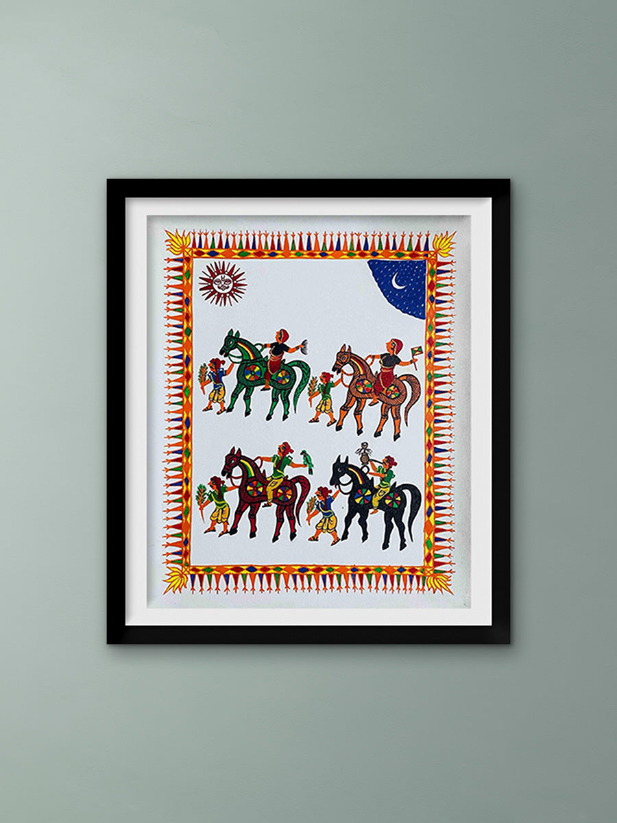 Buy The Celestial Ride Life in Pithora Art by Chanchal Soni