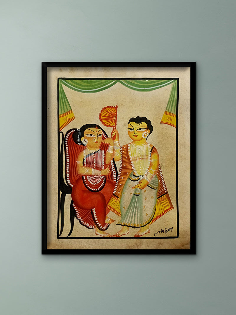 Buy The Gentleman Babu and Bibi in Kalighat by Sonali Chitrakar