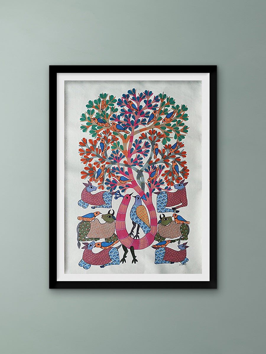 Buy The Nature's Play in Gond by Braj Bhooshan Dhurwey