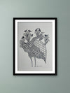 Buy The Ostrich in Nature's Reverie In Gond by Sandeep Dhurve