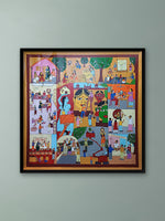 Buy The Rhythm of Life in Cheriyal Scroll by Sai Kiran