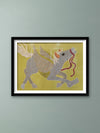 Buy The Winged Flight In Gond Art by Venkat Shyam