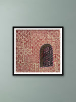 Buy Window on traditional wall in Batik by Anwar Husen Khatri