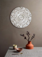 Floral patterns in Mudwork by Nalemitha for Sale