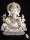  Lord Ganesh’s Benediction, Sea foam Art by Harsh Chhajed for sale