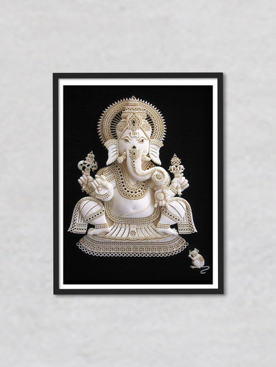 Buy  Lord Ganesh’s Benediction, Sea foam Art by Harsh Chhajed