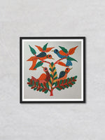buy Birds Gond Painting by Kailash Pradhan
