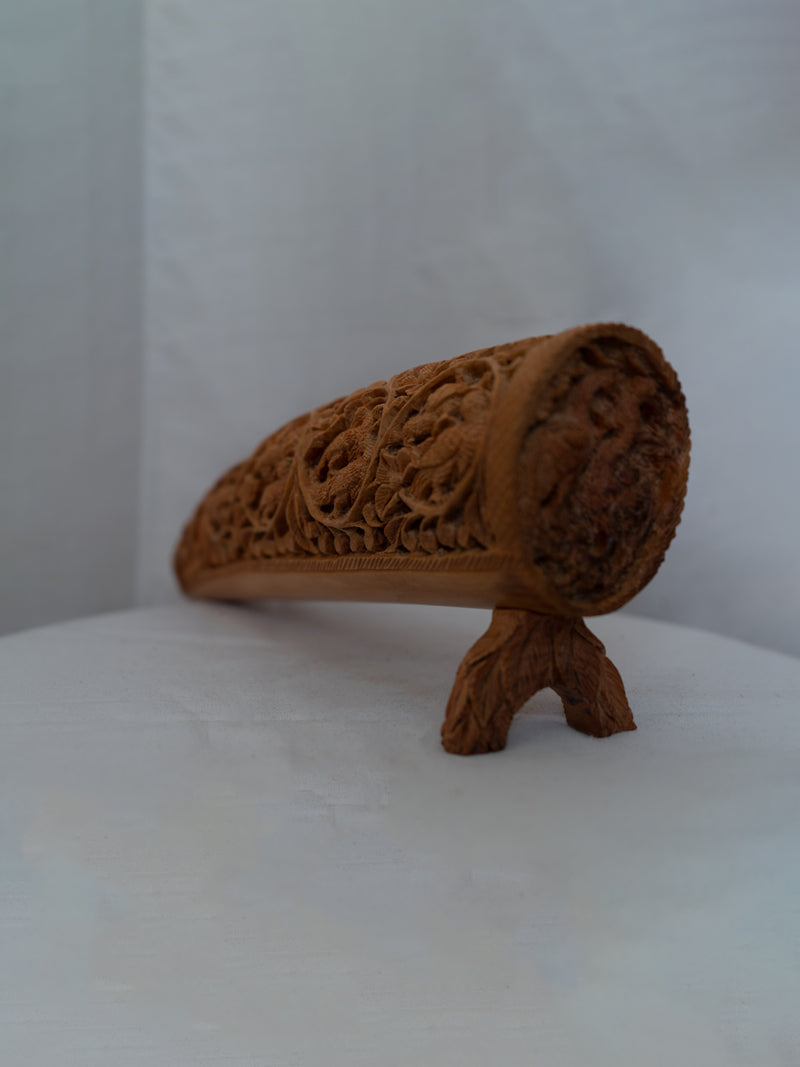 Bridge of Companionship: A Wooden Birds Bridge by Ajit Kumar for Sale
