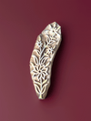 Shop A Cluster of Floral Blossoms: Wooden Kalamkari Block by K. Gangadhar