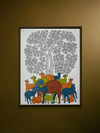 Shop A Forest Gathering: A Gond Painting by Choti Tekam