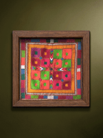Shop A Grid of Colors in Banjara Embroidery by Sapavat Siddu
