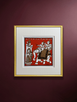 Shop A Majestic Procession: The Royal Welcome in Phad Painting by Kalyan Joshi