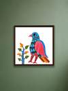 Shop A Radiant Melody: Bird on a Branch in Gond by Kailash Pradhan