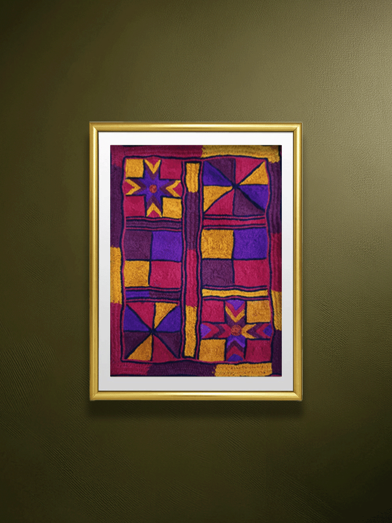 Shop A Tapestry of Color and Geometry in Banjara Embroidery by Sapavat Siddu