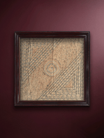 Shop Abstract Geometric Patterns in Ajrakh Art by Mubassirah Khalid Khatri