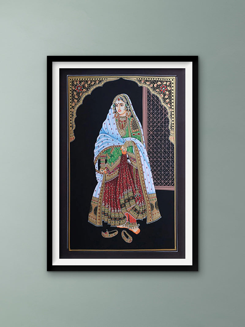 Buy Amritsari Pair : Miniature Painting By Rajendra Sharma