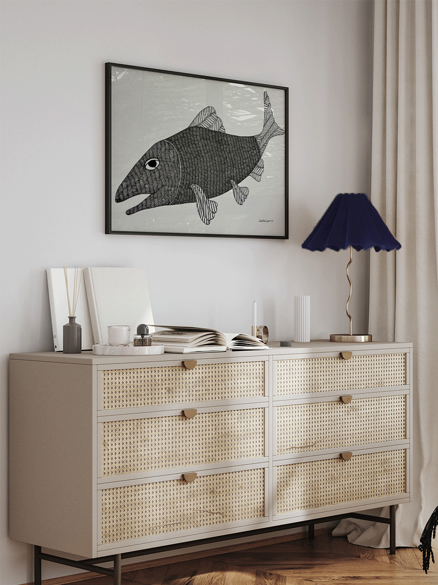 Shop Aquatic Fins in Gond by Gareeba Singh Tekam