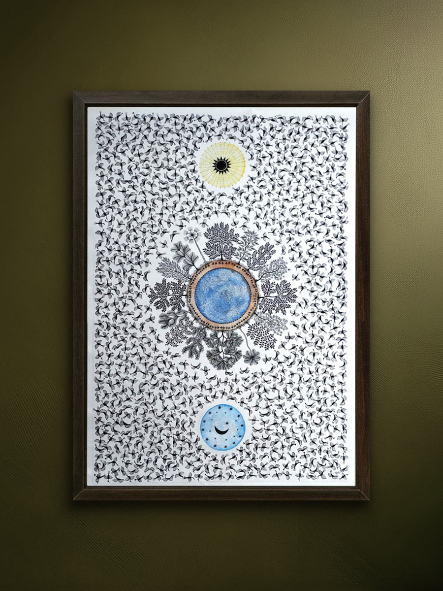 Shop Balance of Earth In Warli by Dilip Rama Bahotha