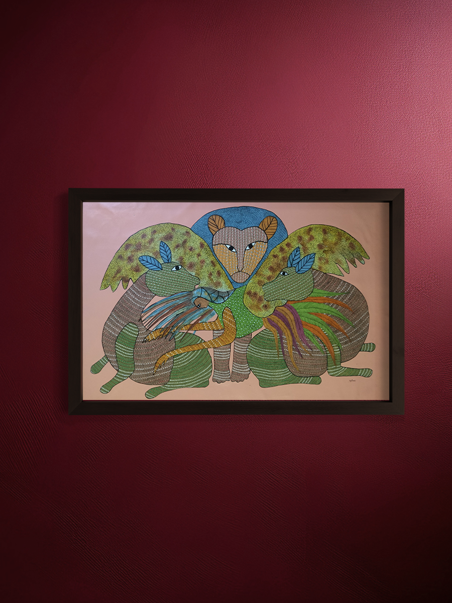 Shop Bewildering Nature in Gond by Sukhiram Maravi