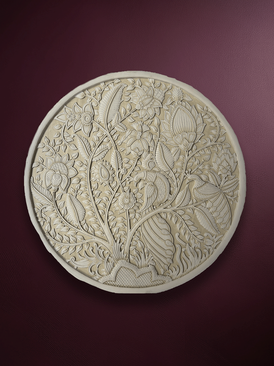 Shop Blooming Blossoms  (Tree of LIfe) in Stone Dust painting by Amita Sachdeva