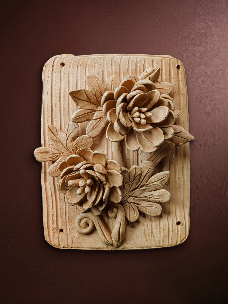 Shop Blooming Flowers in Terracotta by Dolon Kundu