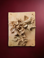 Shop Blossoming Buds and A Bird in Terracotta by Dolon Kundu