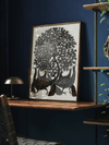 Shop Blossoms and Peacocks in Gond by Gareeba Singh Tekam
