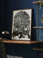 Shop Blossoms and Peacocks in Gond by Gareeba Singh Tekam