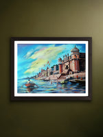 Shop Chet Singh Ghat, Varanasi in Acrylic by Ashish Kumar Mishra